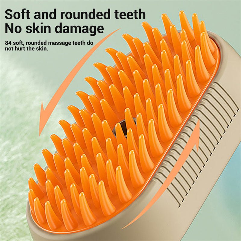 Steam Pet Brush – Καθαρισμός με ατμό, μασάζ και απομάκρυνση τριχώματος